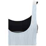The Attico Logo Ribbed Top