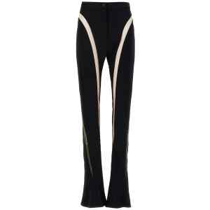 Mugler Mesh Insert Leggings