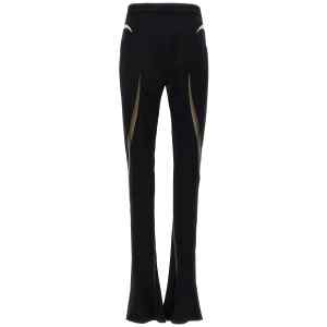 Mugler Mesh Insert Leggings
