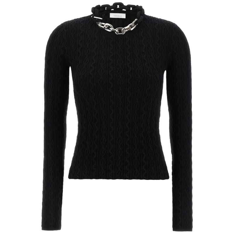 Paco Rabanne Necklace Sweater