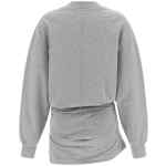 The Attico Mélange Sweatshirt Dress