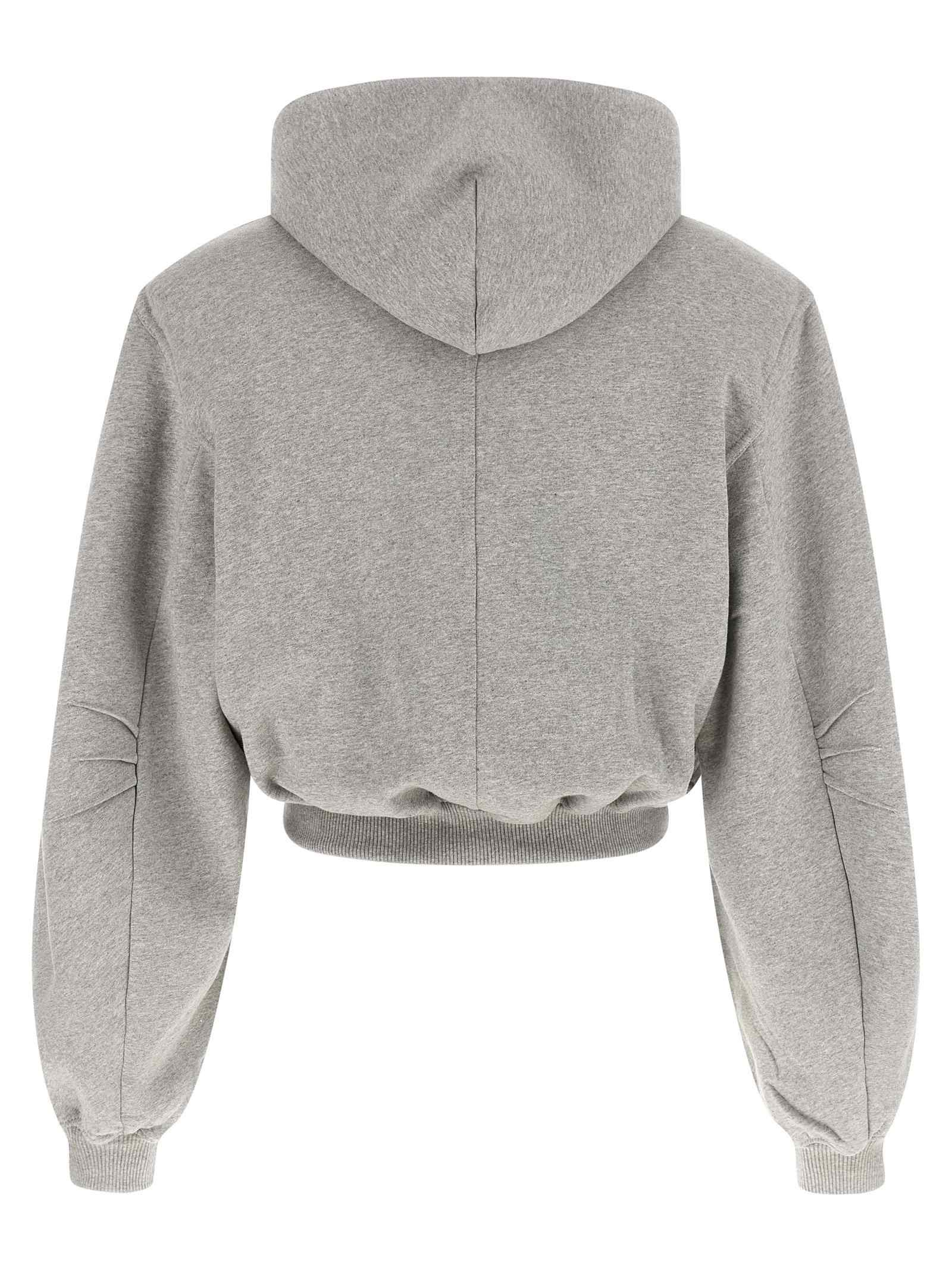 The Attico Cropped Hoodie