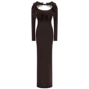 The Attico Feather Dress