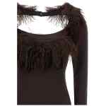 The Attico Feather Dress