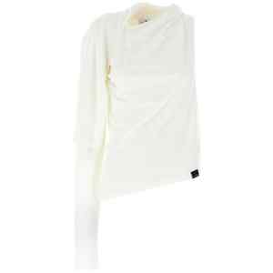 Courreges Asymetrique Off The Shoulder T-shirt