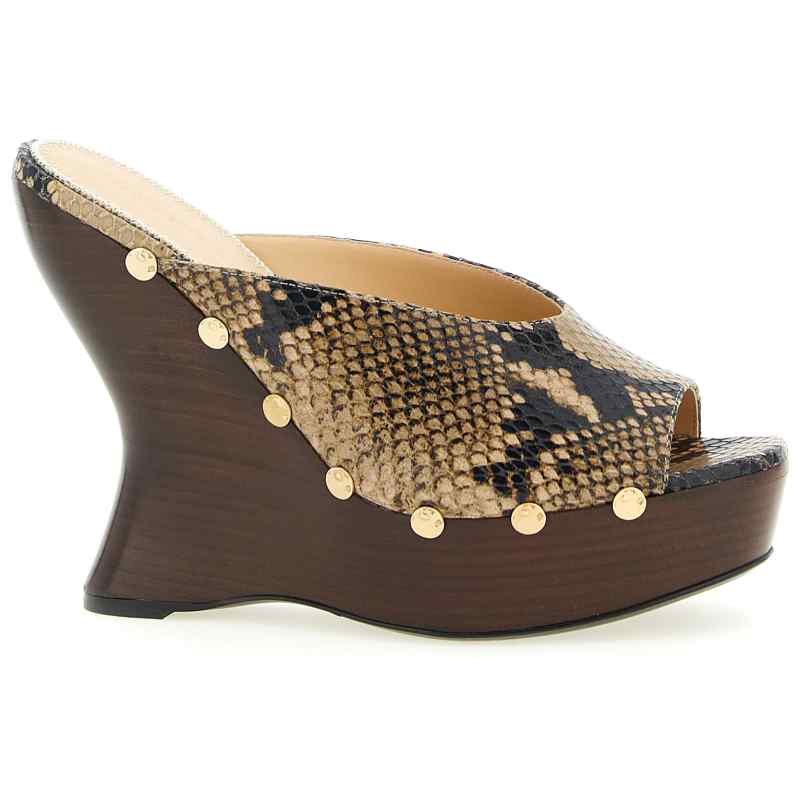 Magda Butrym Python Print Mules
