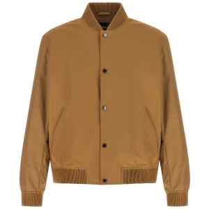 Hugo Boss Monogram Sleeve Bomber Jacket