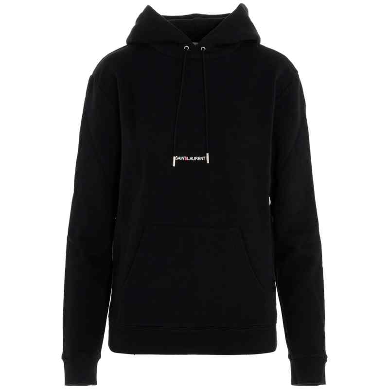 Saint Laurent Logo Print Hoodie