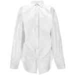 Balenciaga Asymmetric Shirt With Logo Embroidery