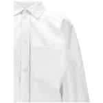 Balenciaga Asymmetric Shirt With Logo Embroidery