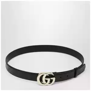 GUCCI GG Milano black leather belt