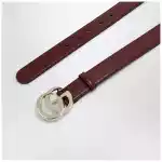 GUCCI GG Milano Rosso Ancora leather belt