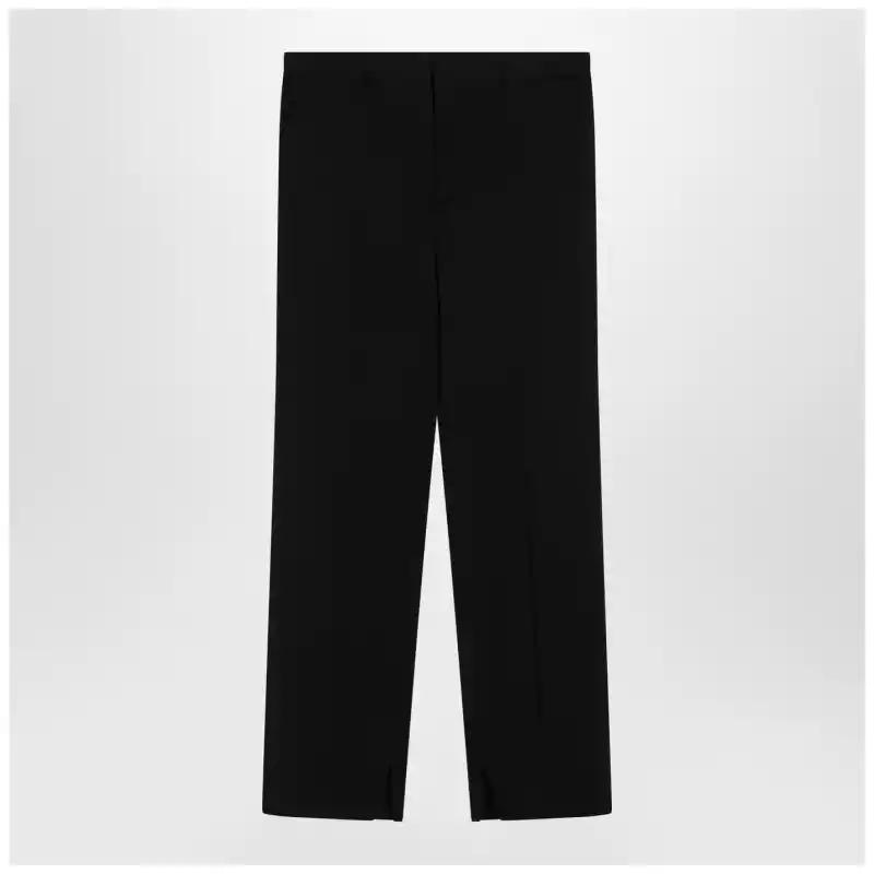 803567ZARG8_P_GUC-1000.w GUCCI Black double-breasted wool suit