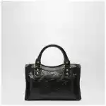 Balenciaga Le City mini bag in black lambskin