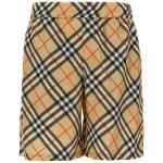Burberry Check Silk Bermuda Shorts