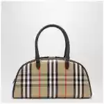Burberry Sand Highlands Check Bag