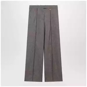 Burberry Prince of Wales Wool-Blend Trousers