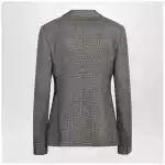 Burberry Prince of Wales Wool-Blend Single-Breasted Jacket