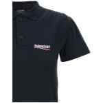 Balenciaga Logo Embroidery Polo Shirt