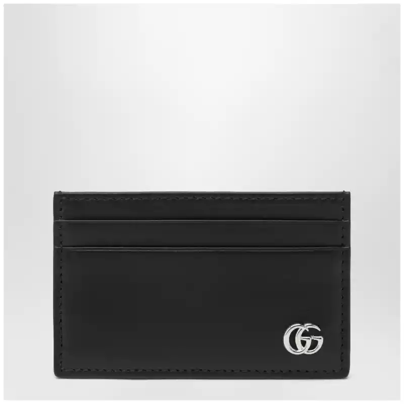 GUCCI Black GG Marmont Card Holder