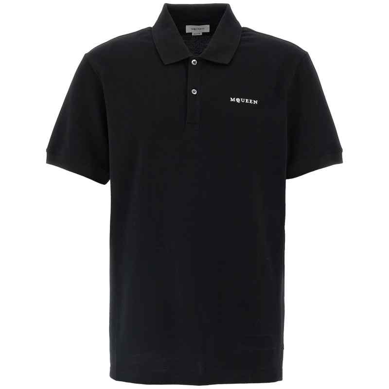 839229QXAAK1000_01_M_2025-06-30T08-34-09.563Z Alexander McQueen Logo Embroidery Polo Shirt