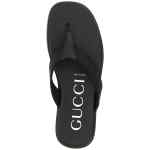Gucci Jacquard Thong Sandals