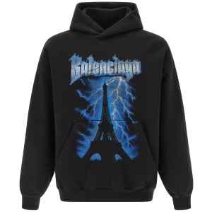 Balenciaga Paris Thunderstorm Hoodie