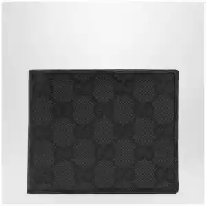 GUCCI Essence Classic bifold wallet in GG canvas, black
