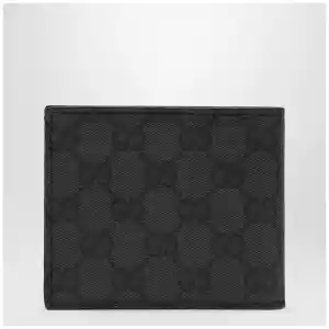 GUCCI Essence Classic bifold wallet in GG canvas, black