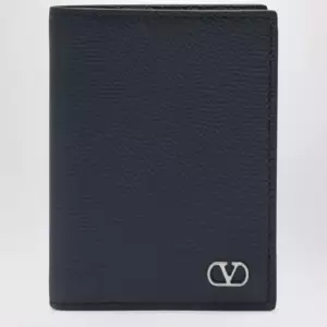Valentino Garavani Vlogo Signature cardholder navy blue