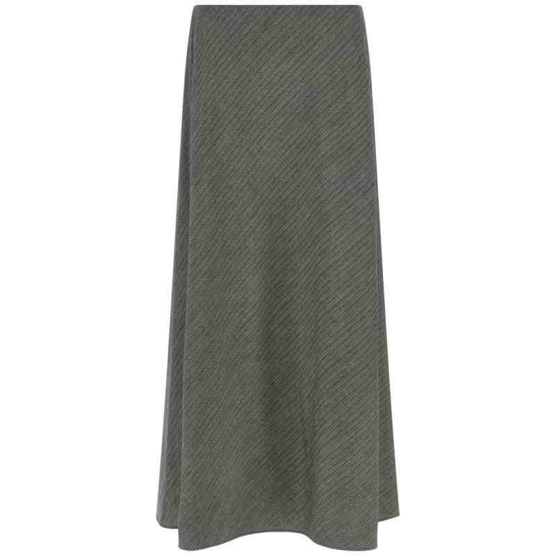Alberta Ferretti Bell Chevron Skirt
