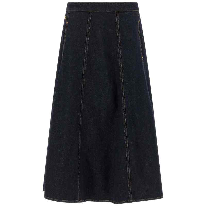 Alberta Ferretti Denim Skirt