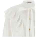 Alberta Ferretti Pleated Ruffle Shirt