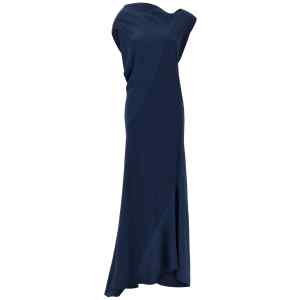 Alberta Ferretti Draped Asymmetrical Dress