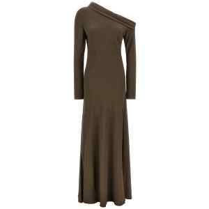 Alberta Ferretti Bare Shoulder Dress