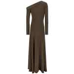 Alberta Ferretti Bare Shoulder Dress