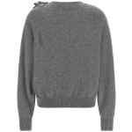 Alberta Ferretti Embroidered Flower Sweater