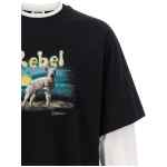 Moschino Double Layer Rebel T-shirt
