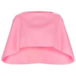 Alberta Ferretti Cropped Mantle