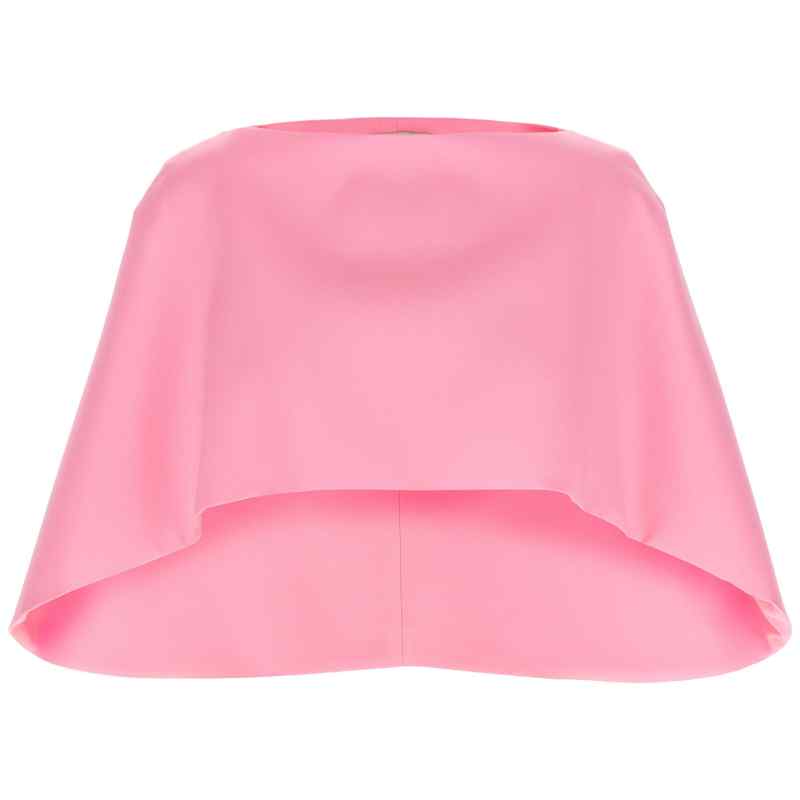 Alberta Ferretti Cropped Mantle
