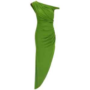 Elisabetta Franchi Jewel Shoulder Dress