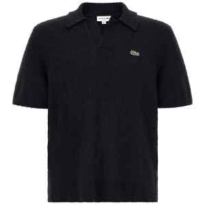 Lacoste Bouclé Knitted Polo Shirt