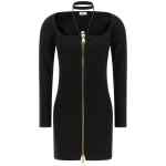 Elisabetta Franchi Fabric Stitch Knit Dress