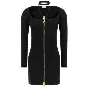 Elisabetta Franchi Fabric Stitch Knit Dress
