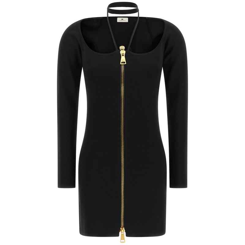 Elisabetta Franchi Fabric Stitch Knit Dress