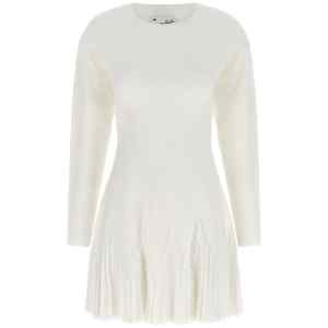 Elisabetta Franchi Knitted Pleated Dress