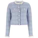 Self-Portrait Check Knit Jacket