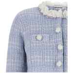 Self-Portrait Check Knit Jacket
