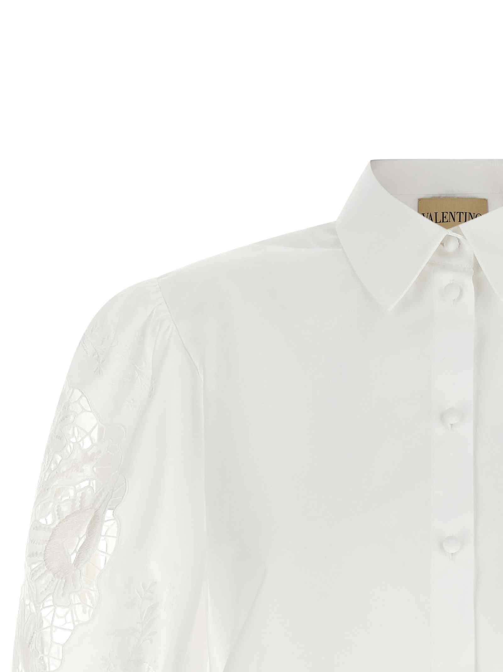 Valentino Garavani Macramé Insert Shirt