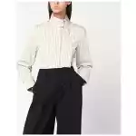 Patou Striped shirt with scarf collar